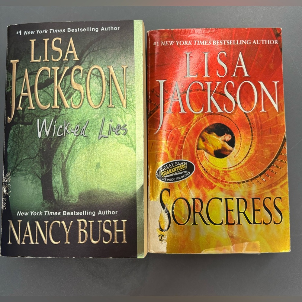 (3 for $20) Wicked Lies & Sorceress Novels by Lisa Jackson